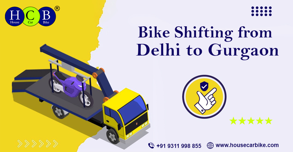 A Complete Guide to Bike Shifting from Delhi to Gurgaon