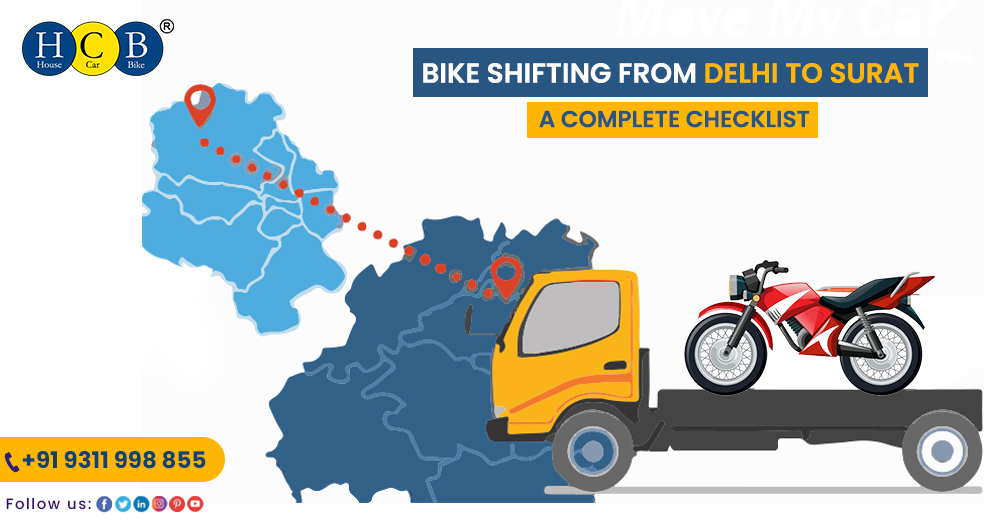 Bike Shifting from Delhi to Surat: A Complete Checklist